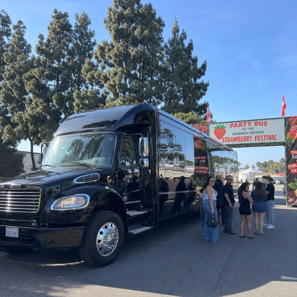 Rent a Bus to Garden Grove Strawberry Festival