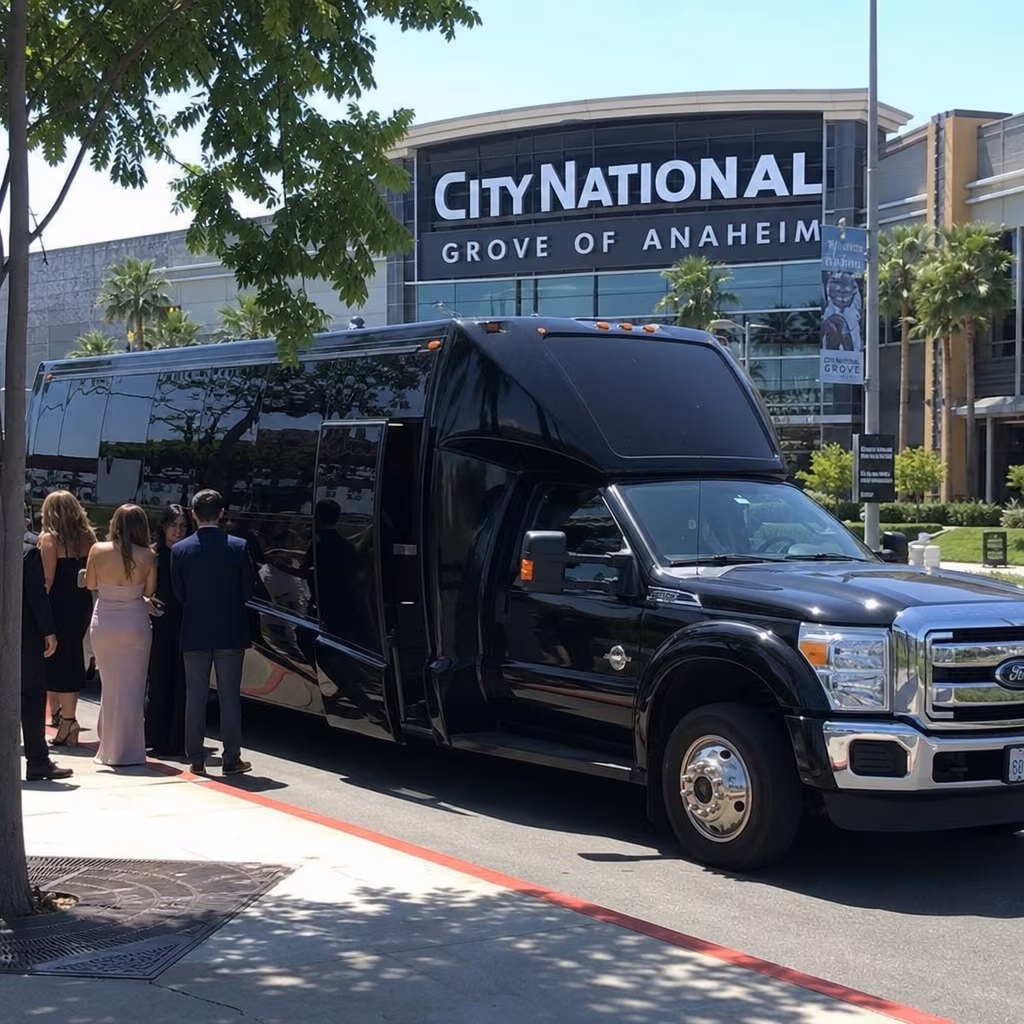 Rent a Bus to City National Grove of Anaheim