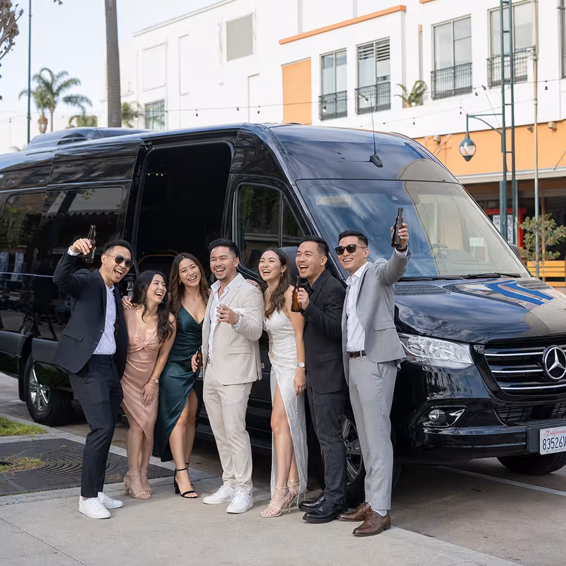 Garden Grove Bachelor & Bachelorette Transportation fleet vehicle