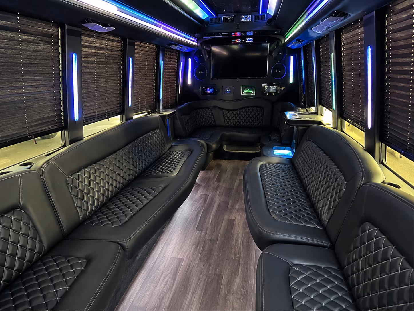 Garden Grove Concert & Music Festival Transportation party bus exterior
