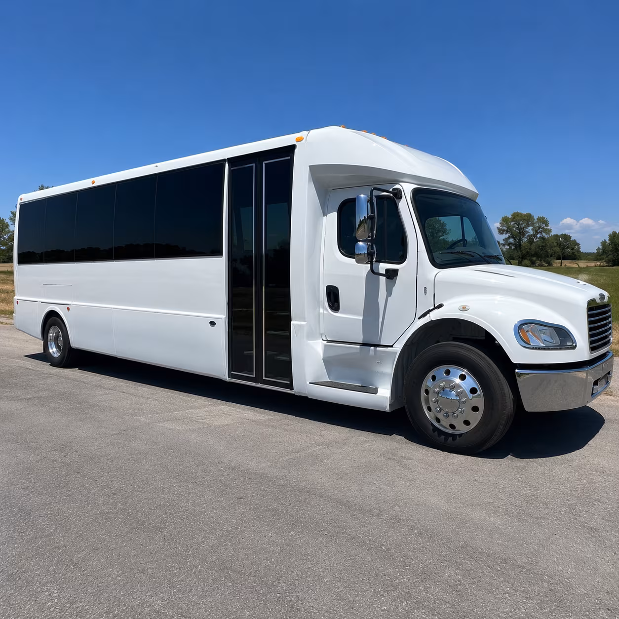 Garden Grove Corporate Transportation party bus exterior