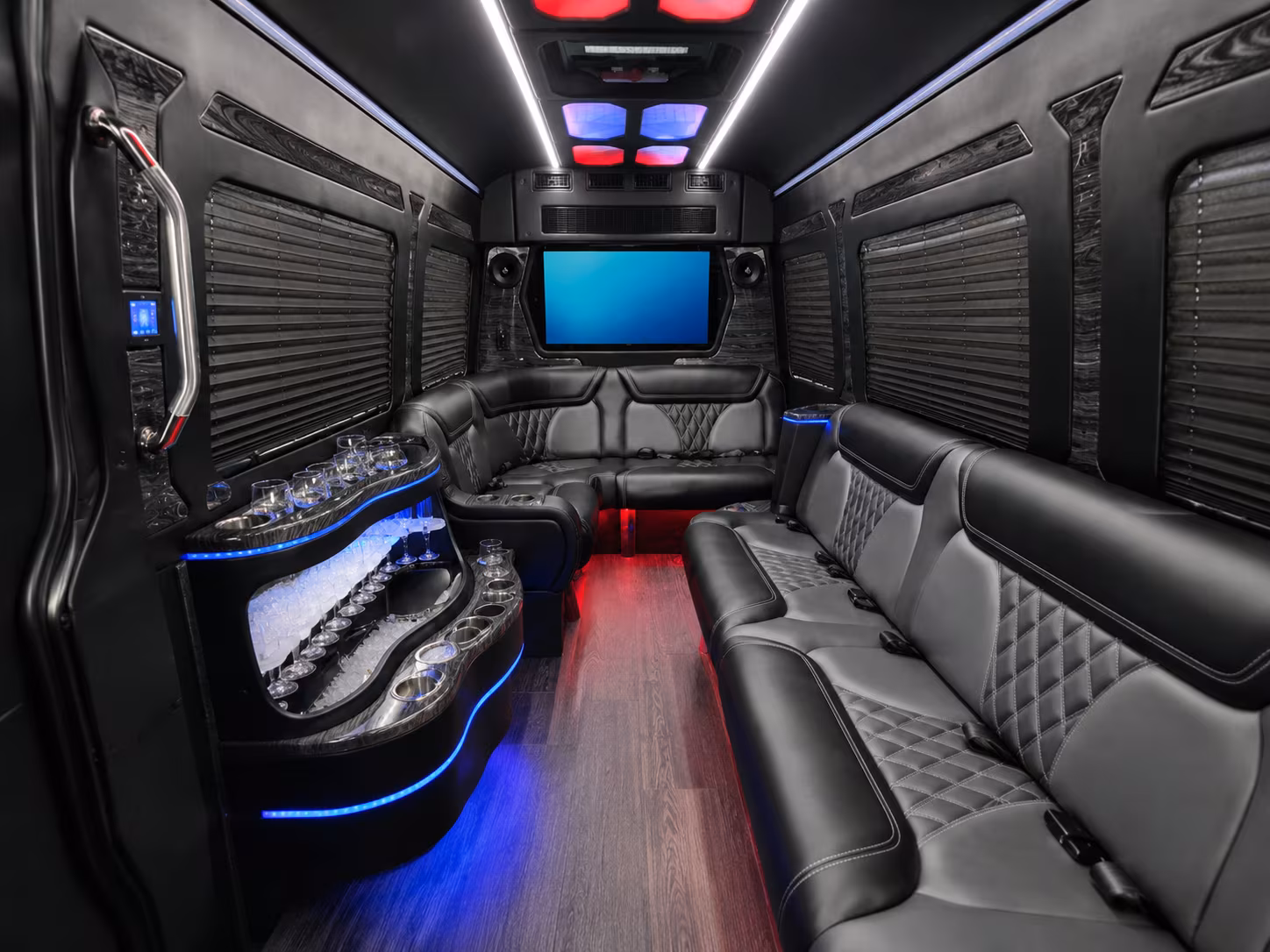 Garden Grove Corporate Transportation party bus exterior