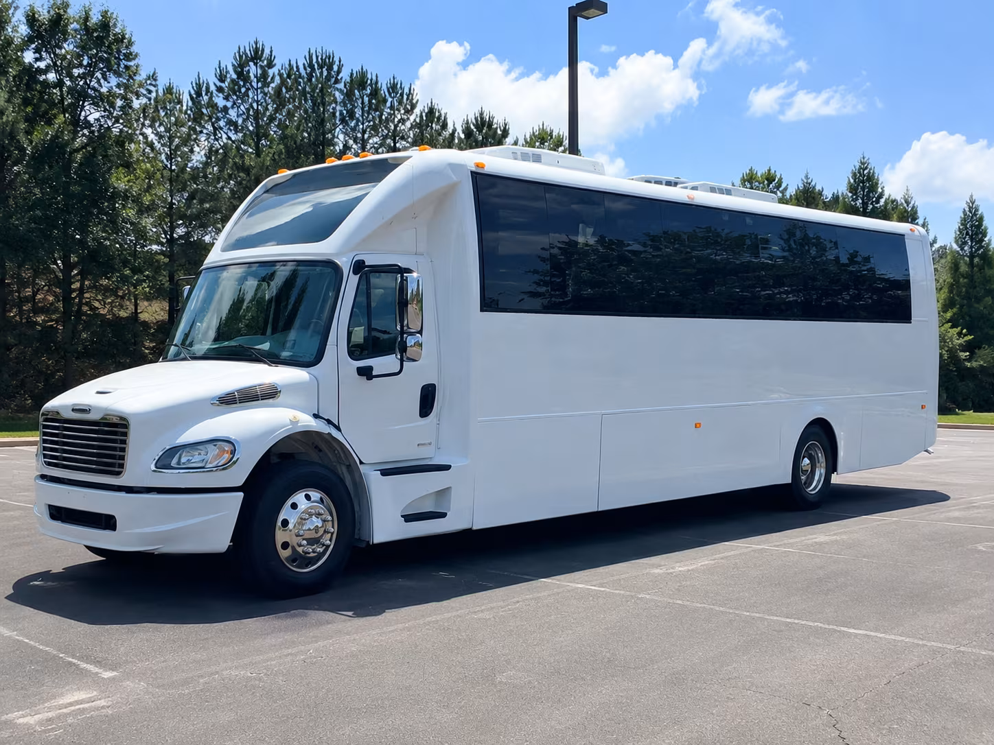 Garden Grove Prom & Homecoming Transportation party bus exterior