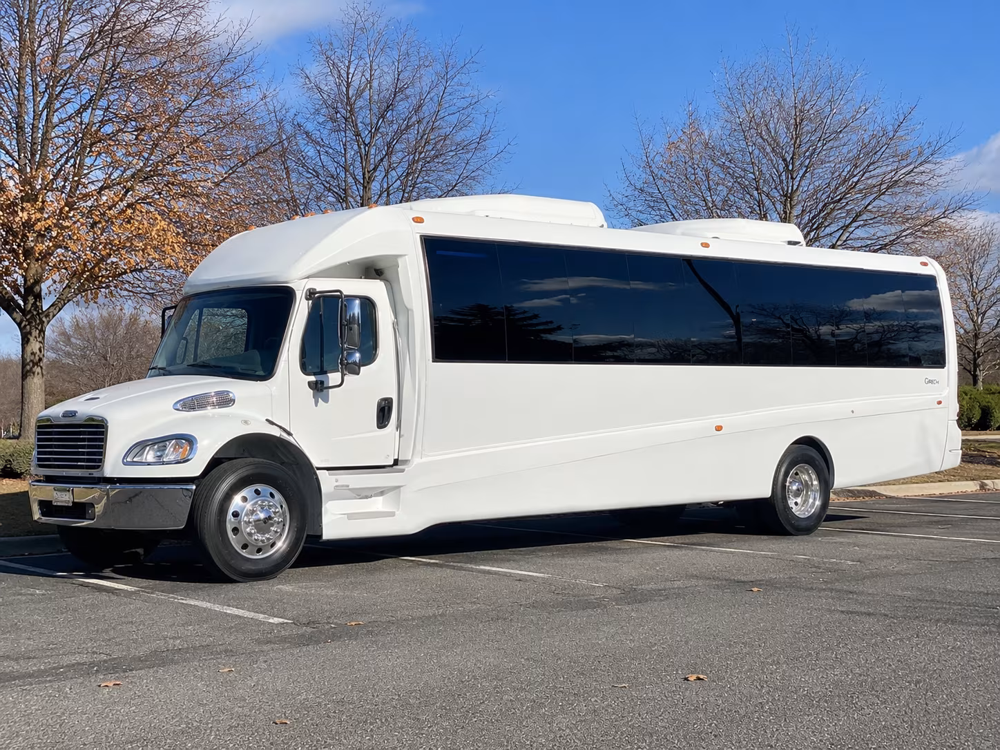Garden Grove Prom & Homecoming Transportation party bus exterior