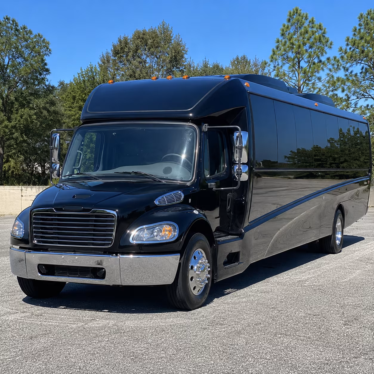 Garden Grove School Event Transportation party bus exterior