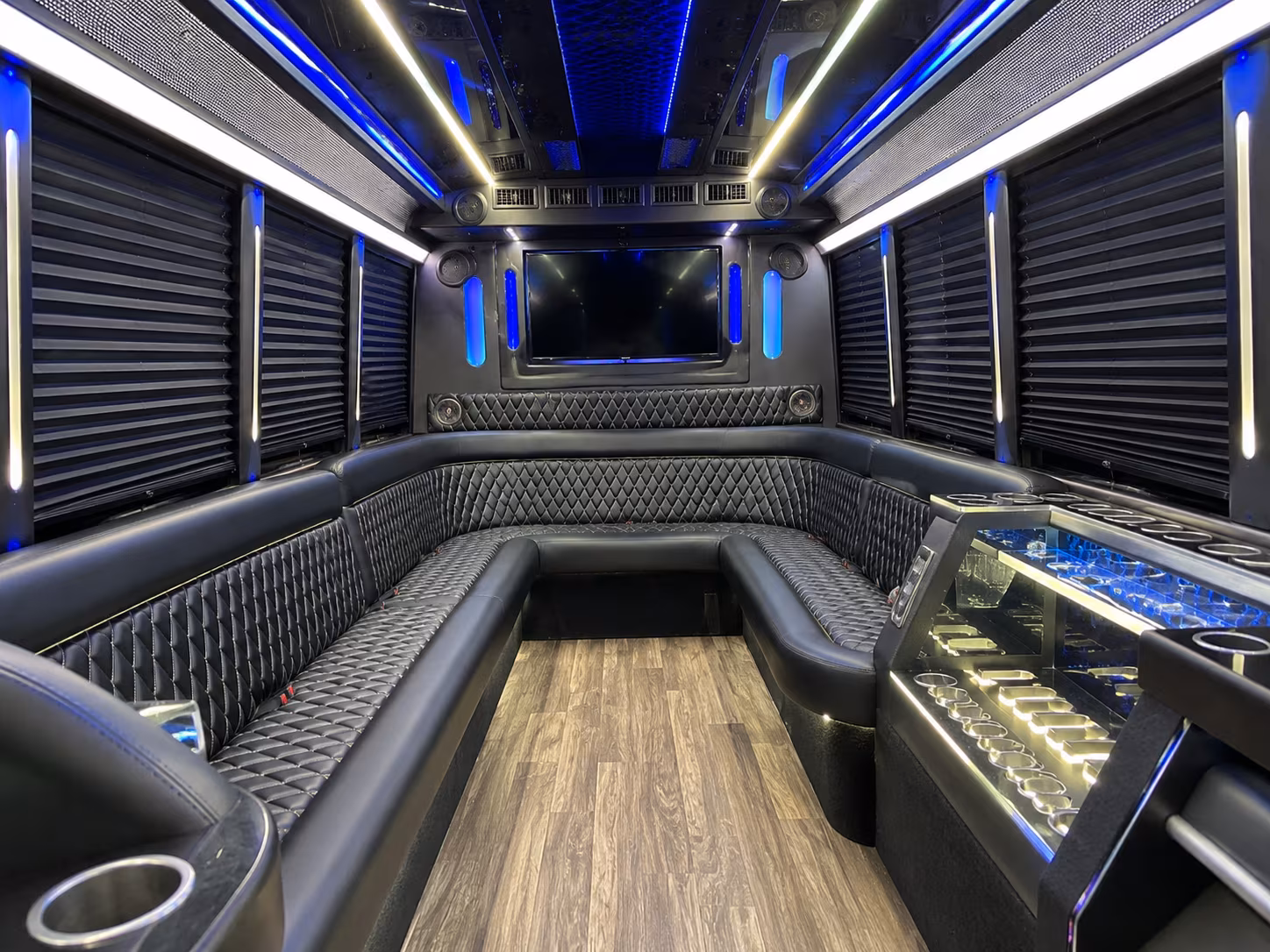 Orange Party Bus Rental