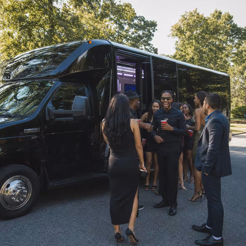 Garden Grove Private Event Transportation fleet vehicle