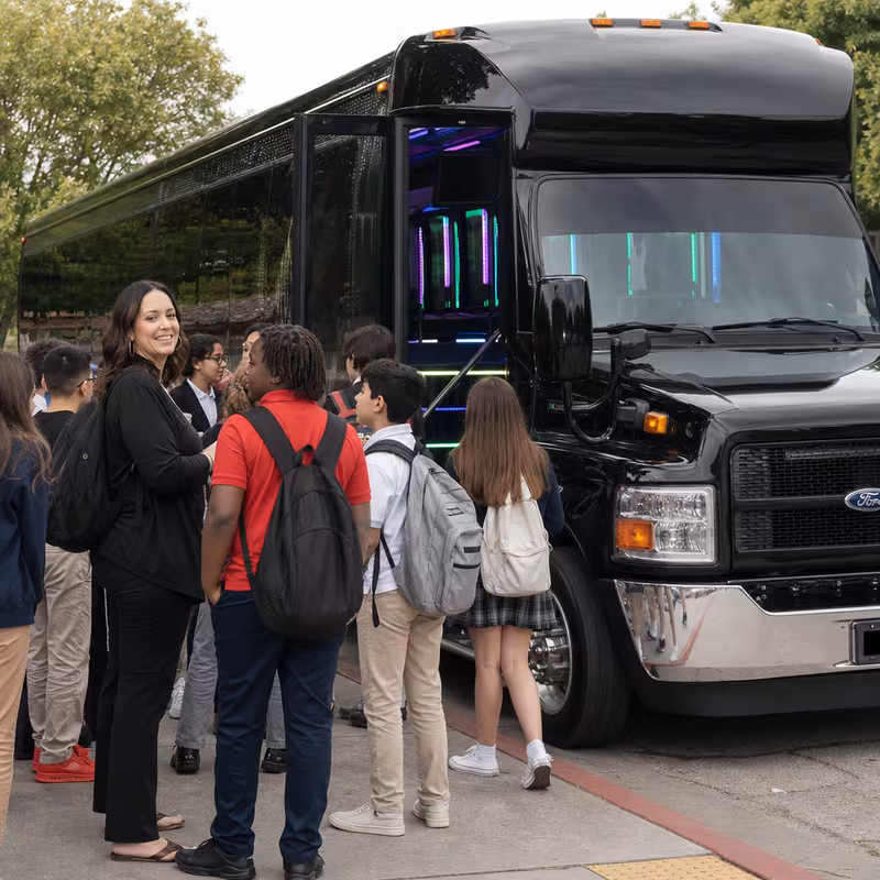 Garden Grove School Transportation fleet vehicle