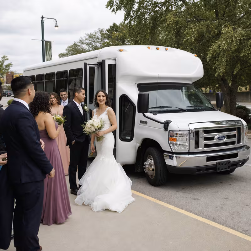 Garden Grove Wedding Transportation fleet vehicle