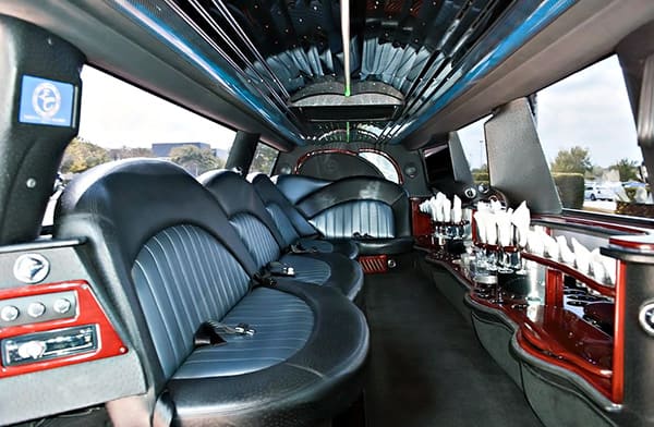 Garden Grove Lincoln Stretch Limos Interior