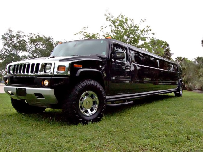 Garden Grove Black Hummer Limo