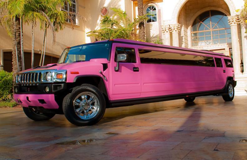 Garden Grove Pink Hummer Limo
