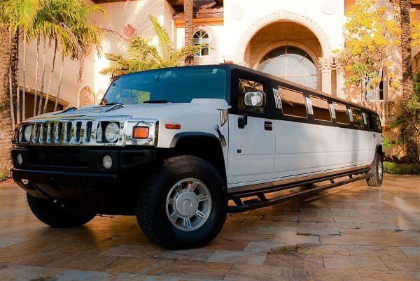 Garden Grove White Hummer Limo